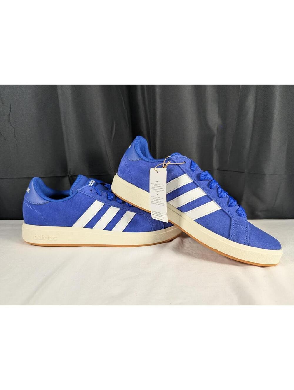 adidas Grand Court Base 00s Blue White Gum IH1039 Men's Size 10 New with Box